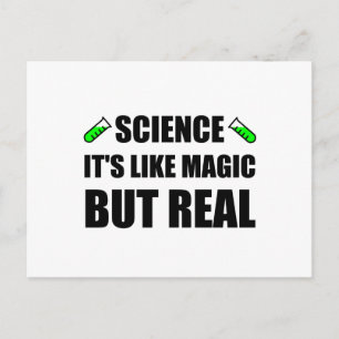 Science Like Magic But Real Postcard