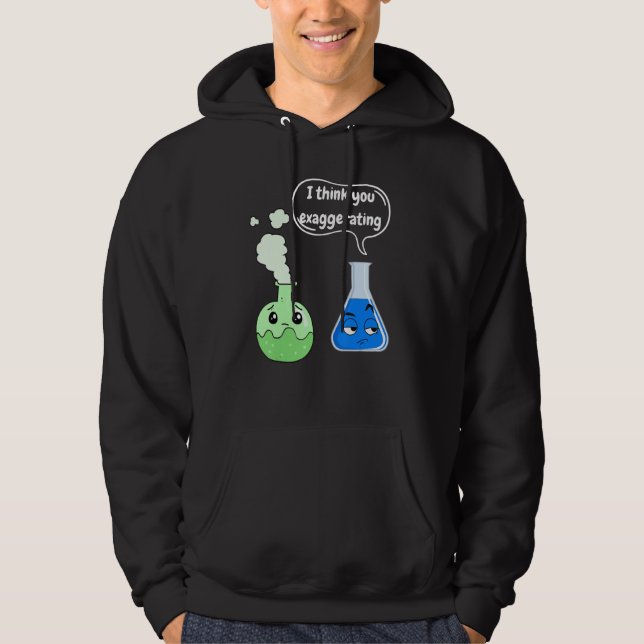 Science Magic Fun Experiments For Students Chemist Hoodie (Front)