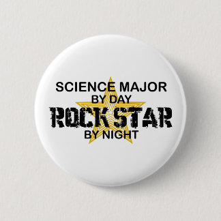 Science Major Rock Star by Night 6 Cm Round Badge