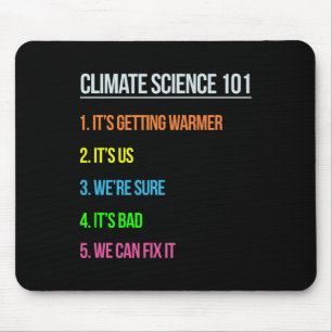 Science March Earth Day Climate Change Scientists Mouse Mat