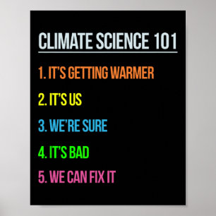 Science March Earth Day Climate Change Scientists Poster