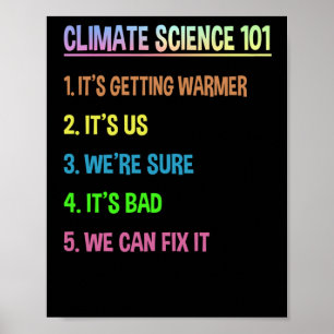 Science March – Earth Day Gift For Climate Change Poster