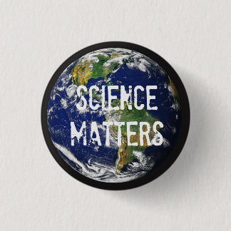 Science Matters 1-1/4 inch Mini Button. 3 Cm Round Badge