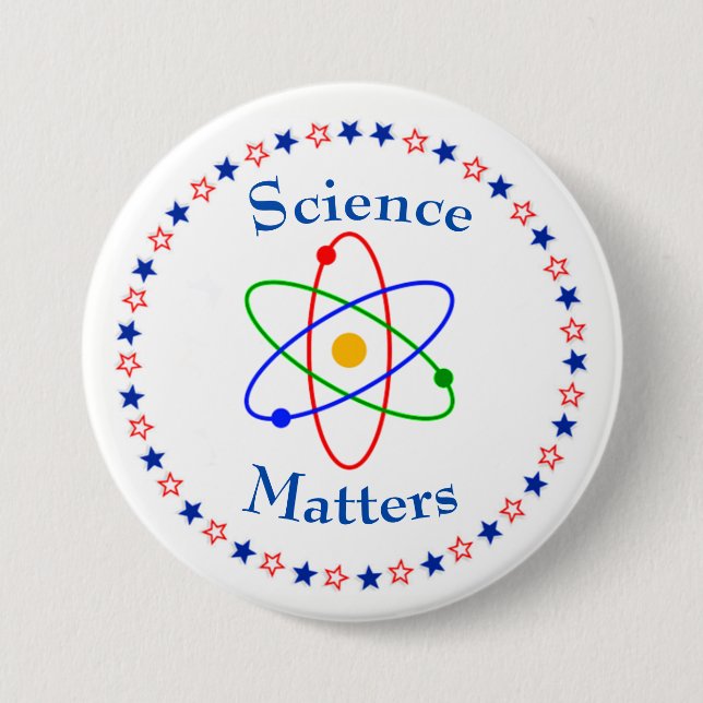 Science Matters 7.5 Cm Round Badge (Front)