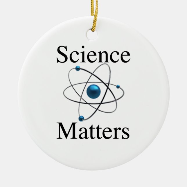 Science Matters Ceramic Tree Decoration (Front)