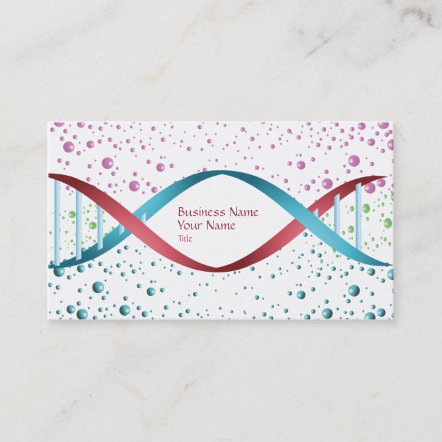 Science Medicine Business Card (Front)
