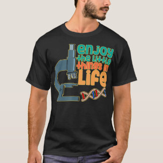 Science Microscope Biology Professor Biologist Gif T-Shirt
