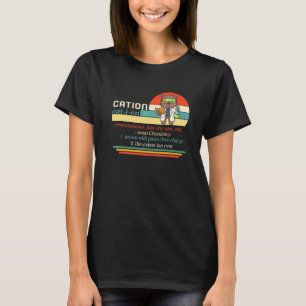 Science Nerd Cation Cute Pawsitive Chemistry Scien T-Shirt