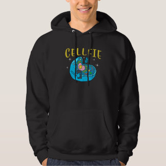 Science Nerd Cellfie  Earth Taking Selfie Scientis Hoodie