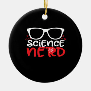 science nerd ceramic tree decoration
