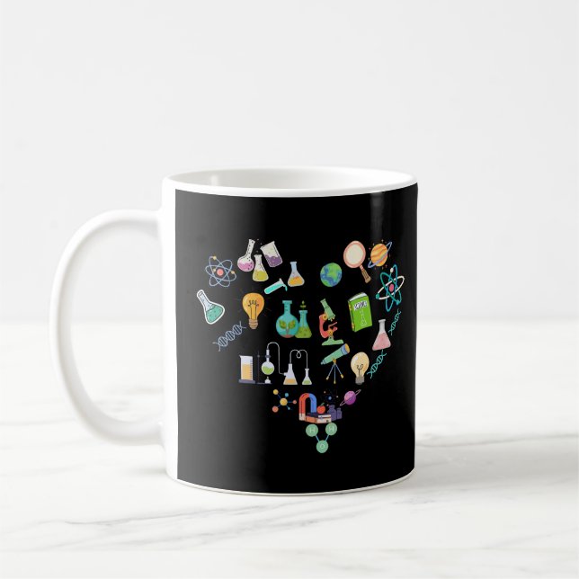 Science nerd geek Labo chemist biology experiment Coffee Mug (Left)