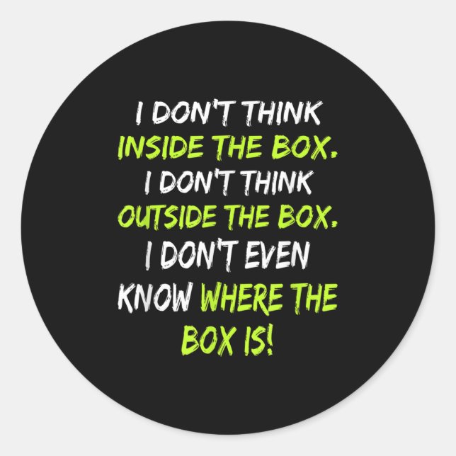 Science Nerd - Inventor - R&amp;d Develop New Idea Classic Round Sticker (Front)