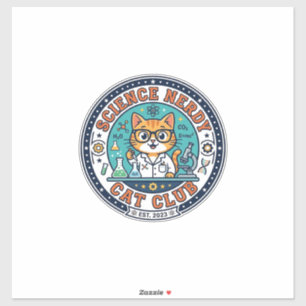 Science Nerdy Cat Cat Mum Gift Idea - Science Nerd