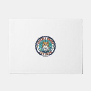 Science Nerdy Cat Cat Mum Gift Idea - Science Nerd Doormat