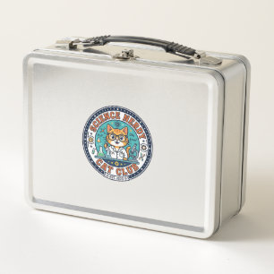 Science Nerdy Cat Cat Mum Gift Idea - Science Nerd Metal Lunch Box