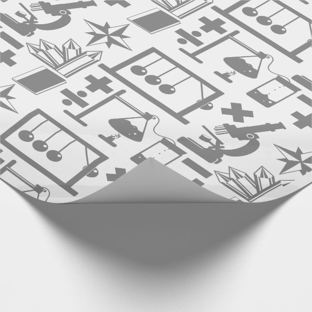Science Pattern Wrapping Paper (Corner)