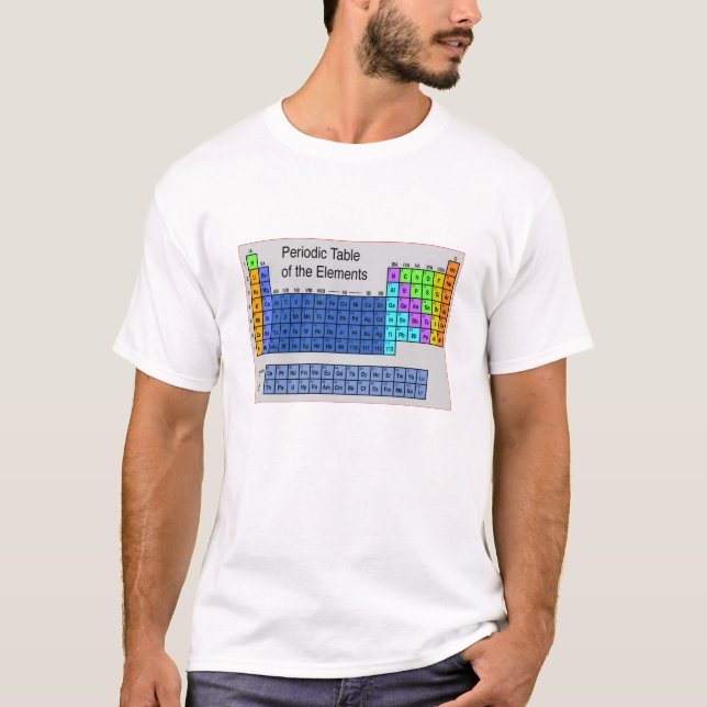 Science Periodic Table of Elements Gifts T-Shirt (Front)