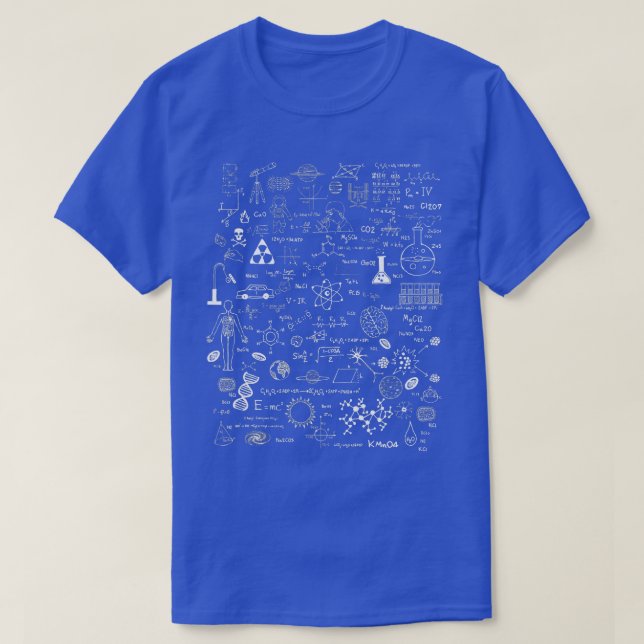 Science Physic Math Chemistry Biology Astronomy  T-Shirt (Design Front)