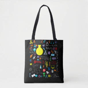 Science Physic Math Chemistry Biology Astronomy Tote Bag