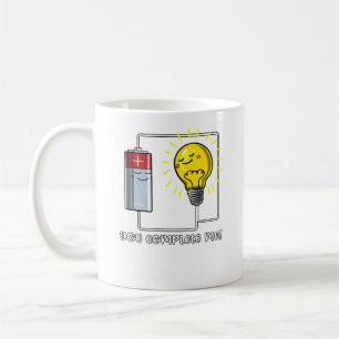 Science Physics You Complete Me Funny Joke Coffee Mug