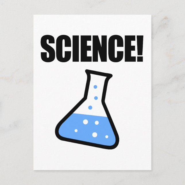 Science! Postcard (Front)