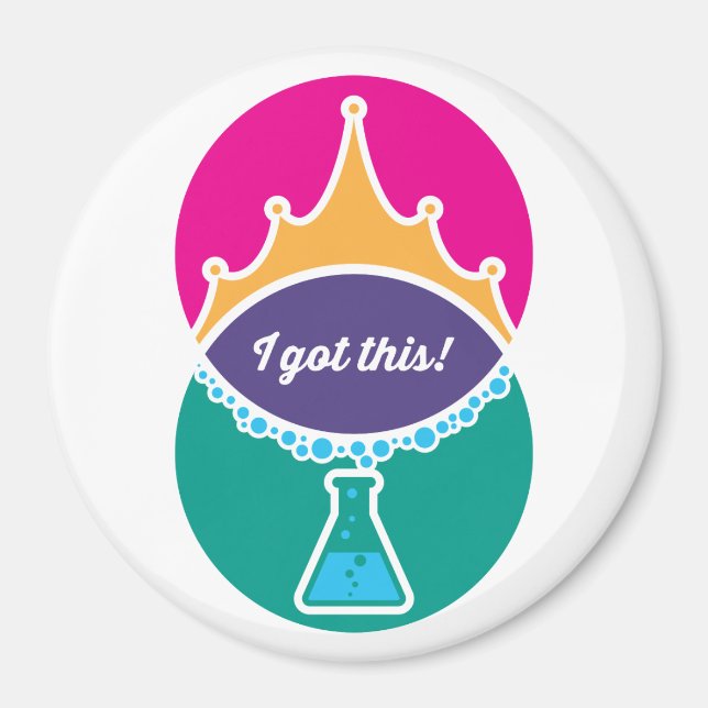 Science Princess (Bold) Magnet (Front)