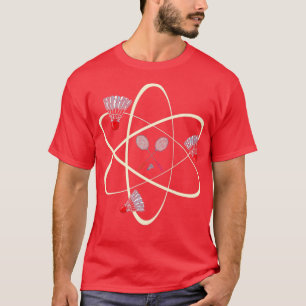 Science Proton Badminton  T-Shirt