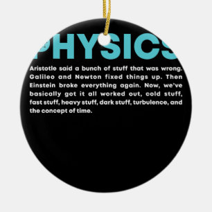 Science Quantum Mechanic Nerd Geek Physics Ceramic Tree Decoration