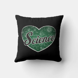 Science Retro Heart Blackboard Love Cushion