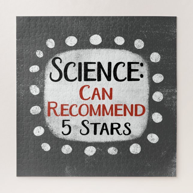Science Review 5 Stars Jigsaw Puzzle (Vertical)