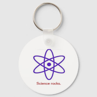 Science rocks keychain