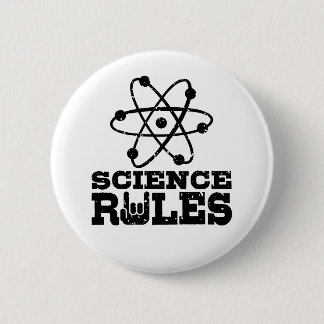 Science Rules 6 Cm Round Badge