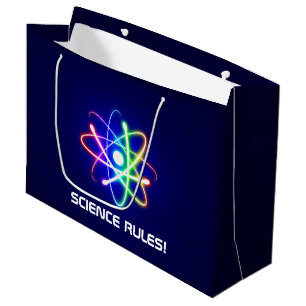 SCIENCE RULES! Atom Large Gift Bag