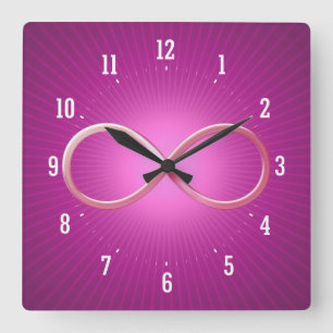 Science Rules Geek Gifts Square Wall Clock