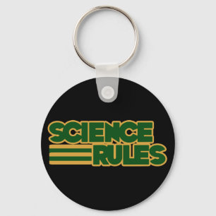 Science Rules Key Ring