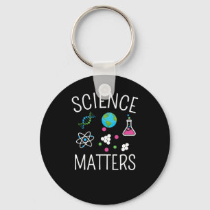 Science S - Funny Science Pun Sticker1 Key Ring