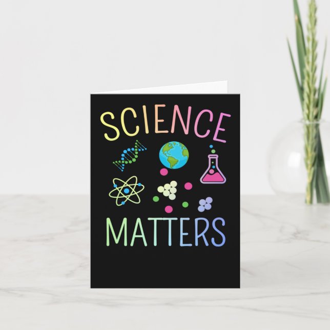 Science S - Funny Science Pun Sticker  Card (Front)