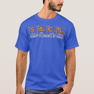 Science Sarcasm Primary Elements of Humour Hallowe T-Shirt