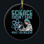 Science Scientist Ceramic Tree Decoration<br><div class="desc">Science design for a scientist.</div>
