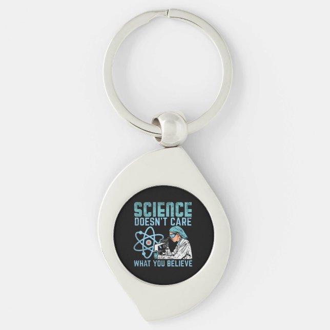 Science Scientist  Key Ring (Front)