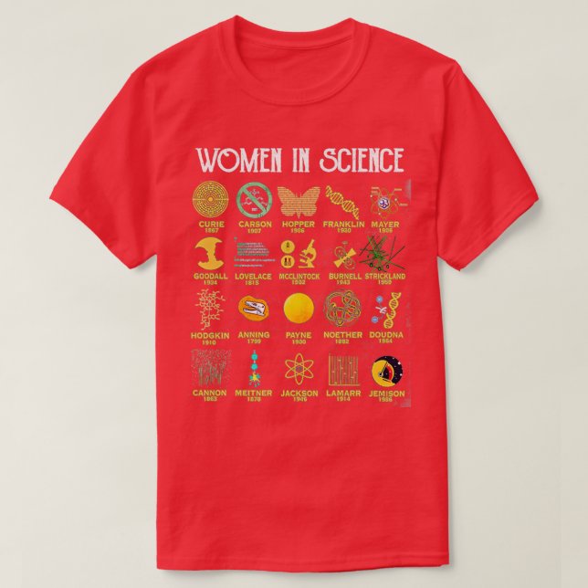 Science Scientist thanks women in scienceTShirt  T-Shirt (Design Front)