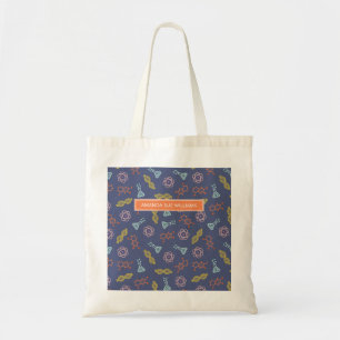 Science / Scientist - Your Name /Monogram DNA Tote Bag