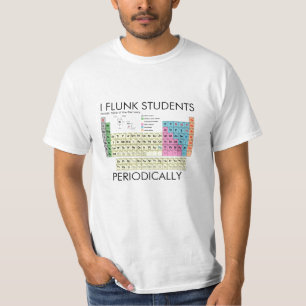 Science Shirt I flunk students periodically