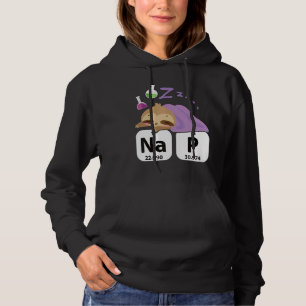 Science Sloth I Nap Periodically Chemistry Bioche Hoodie