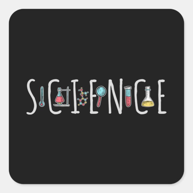 Science Square Sticker (Front)