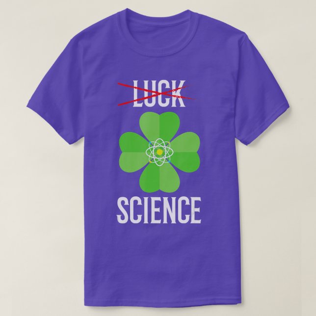 Science St Patricks Day  Funny Chemistry eacher Gi T-Shirt (Design Front)