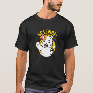 Science Stem Science Cat Stem Students Apparel T-Shirt