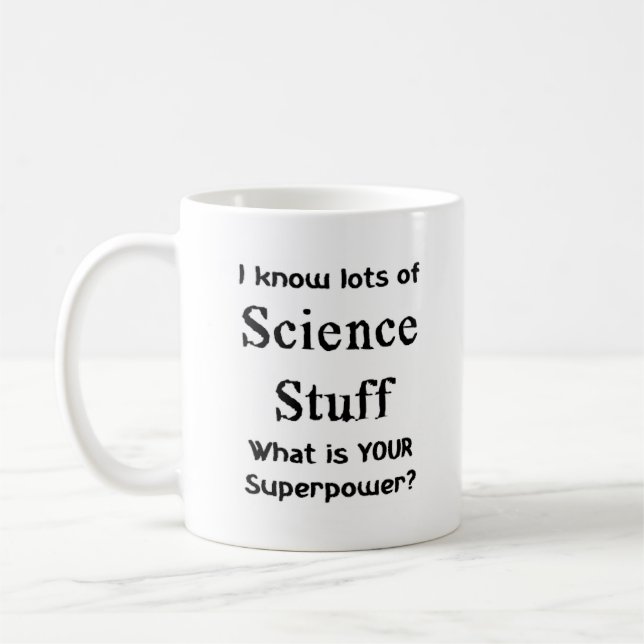 science stuff coffee mug (Left)