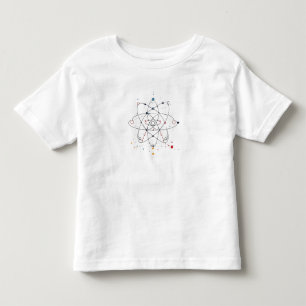 Science Symbol with Clean, Monoline Details Toddler T-Shirt