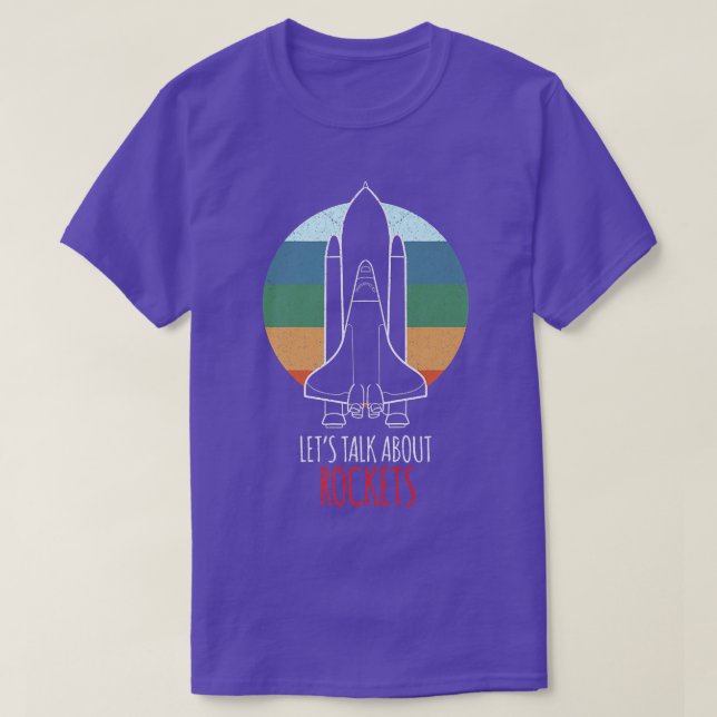 Science Talk About Rockets Physics Premium  T-Shirt (Design Front)